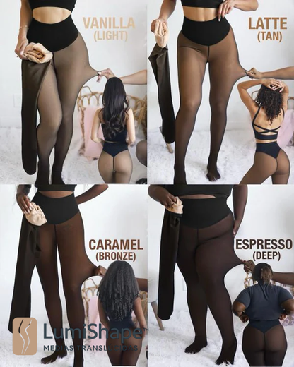 LumiShape™ Medias Translúcidas Figura Más Delgada al Instante