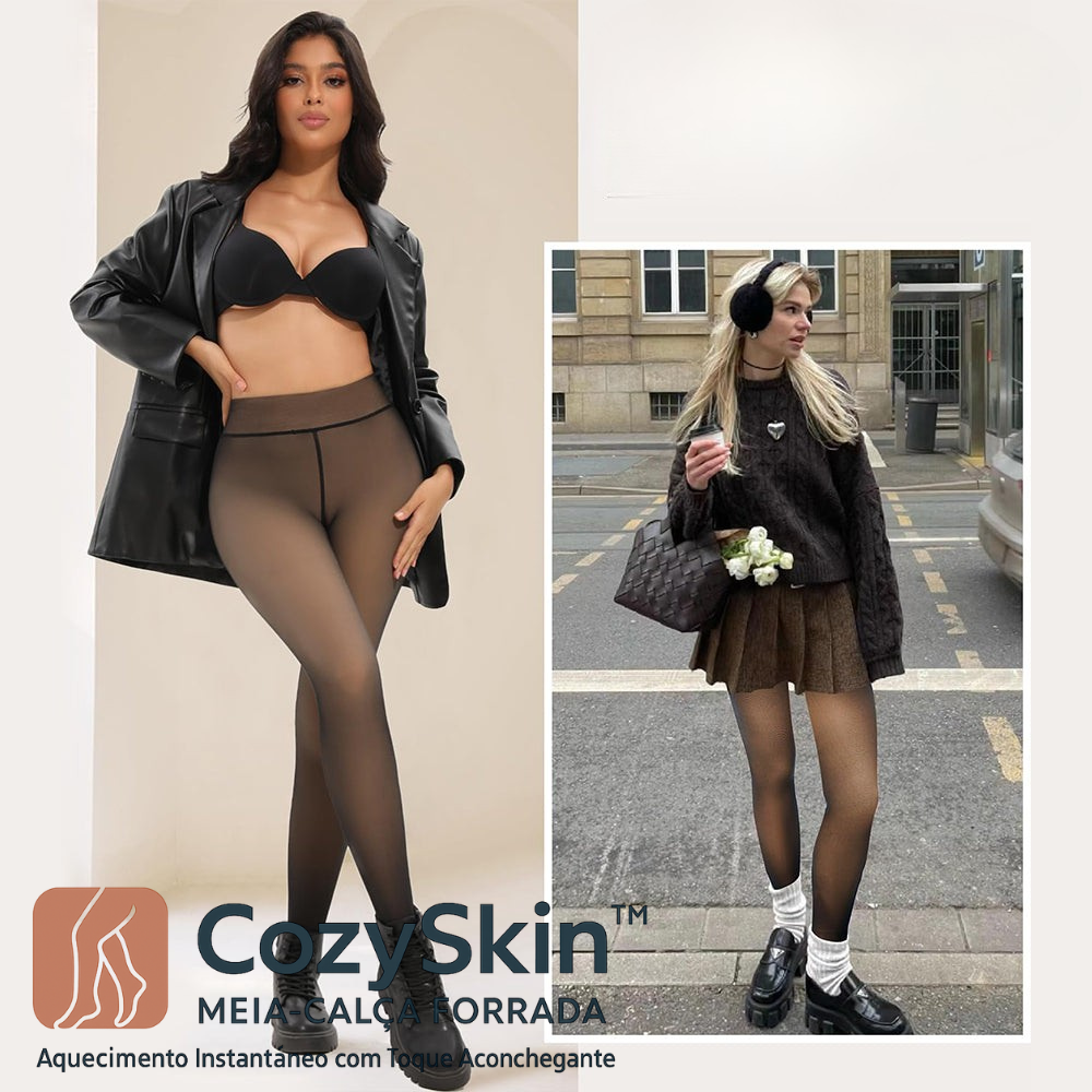 CozySkin™ Medias Térmicas Forradas Comodidad Suave