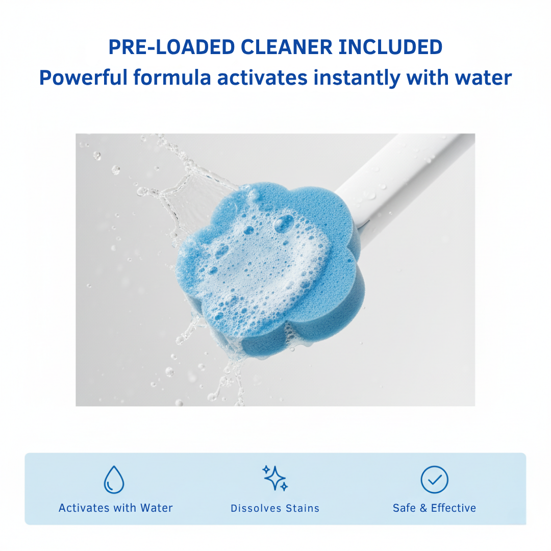 FloraClean™ Disposable Toilet Brush